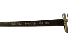 Load image into Gallery viewer, 極美品 MIUMIU ミュウミュウ キャットアイ サングラス アイウェア ZVN-70D イタリア製 メタル ブラウン ゴールド金具 中古 4b002717