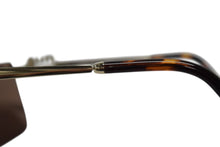 Load image into Gallery viewer, 極美品 MIUMIU ミュウミュウ キャットアイ サングラス アイウェア ZVN-70D イタリア製 メタル ブラウン ゴールド金具 中古 4b002717