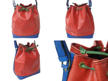画像をギャラリービューアに読み込む, LOUIS VUITTON ルイヴィトン エピ ノエ トリコロール 巾着ショルダーバッグ M44084 マルチカラー レザー ゴールド金具 良品 中古 4b002719