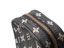 画像をギャラリービューアに読み込む, 極美品 LOUIS VUITTON ルイヴィトン モノグラム ミニ ウス ディジタル デジカメケース ポーチ M92066 グレー ネイビー 中古 4b002720