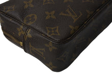画像をギャラリービューアに読み込む, LOUIS VUITTON ルイヴィトン トゥルーストワレット23 コスメポーチ クラッチバッグ ポーチ モノグラム ブラウン 美品 中古 4b002721