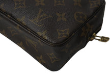 画像をギャラリービューアに読み込む, LOUIS VUITTON ルイヴィトン トゥルーストワレット23 コスメポーチ クラッチバッグ ポーチ モノグラム ブラウン 美品 中古 4b002721