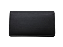 Load image into Gallery viewer, 極美品 CHANEL シャネル 長財布 ココマーク 23番台 イタリア製 キャビアスキン ブラック ホワイト 中古 4b002722 正規品