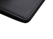 Load image into Gallery viewer, 極美品 CHANEL シャネル 長財布 ココマーク 23番台 イタリア製 キャビアスキン ブラック ホワイト 中古 4b002722 正規品