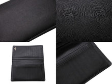 Load image into Gallery viewer, 極美品 CHANEL シャネル 長財布 ココマーク 23番台 イタリア製 キャビアスキン ブラック ホワイト 中古 4b002722 正規品