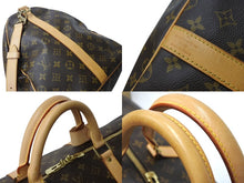 画像をギャラリービューアに読み込む, 極美品 LOUIS VUITTON ルイヴィトン キーポル バンドリエール60 ボストンバッグ M41412 モノグラム PVC レザー ブラウン 中古 4b002724