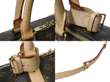 画像をギャラリービューアに読み込む, 極美品 LOUIS VUITTON ルイヴィトン キーポル バンドリエール60 ボストンバッグ M41412 モノグラム PVC レザー ブラウン 中古 4b002724