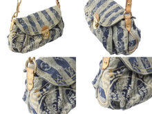画像をギャラリービューアに読み込む, LOUIS VUITTON ルイヴィトン ミニプリーティ レイエ ショルダーバッグ M95333 モノグラムデニム ブルー 美品 中古 4b002725