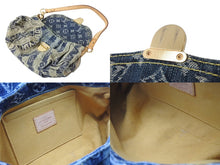 画像をギャラリービューアに読み込む, LOUIS VUITTON ルイヴィトン ミニプリーティ レイエ ショルダーバッグ M95333 モノグラムデニム ブルー 美品 中古 4b002725