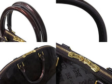 Load image into Gallery viewer, LOUIS VUITTON ルイヴィトン アルマGM ハンドバッグ M93595 モノグラム ヴェルニ バーガンディ ゴールド金具 美品 中古 4b002726