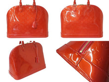 Load image into Gallery viewer, LOUIS VUITTON ルイヴィトン アルマGM ハンドバック ヴェルニ パテント M90096 レッド モノグラム 美品 中古 4b002727