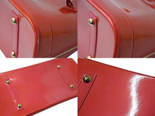 Load image into Gallery viewer, LOUIS VUITTON ルイヴィトン アルマGM ハンドバック ヴェルニ パテント M90096 レッド モノグラム 美品 中古 4b002727