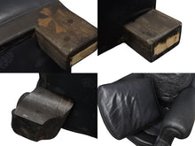 画像をギャラリービューアに読み込む, CHROMEHEARTS クロムハーツ ソファ 椅子 セメタリー クロスパッチ 希少 エボニーウッド レザー ブラック 美品 中古 4b002730