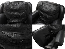 画像をギャラリービューアに読み込む, CHROMEHEARTS クロムハーツ ソファ 椅子 セメタリー クロスパッチ 希少 エボニーウッド レザーブラック 美品 中古 4b002731