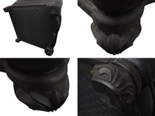 画像をギャラリービューアに読み込む, CHROMEHEARTS クロムハーツ ソファ 椅子 セメタリー クロスパッチ 希少 エボニーウッド レザーブラック 美品 中古 4b002731