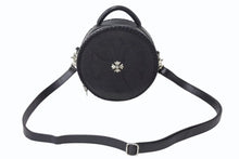 画像をギャラリービューアに読み込む, 極美品 CHROME HEARTS クロムハーツ BLUE MOON BABY ブルームーンベイビー ショルダーバッグ CHプラスパッチ レザー シルバー925 中古 4b002732