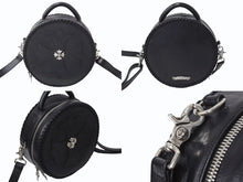 画像をギャラリービューアに読み込む, 極美品 CHROME HEARTS クロムハーツ BLUE MOON BABY ブルームーンベイビー ショルダーバッグ CHプラスパッチ レザー シルバー925 中古 4b002732