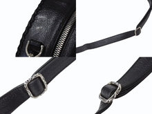 画像をギャラリービューアに読み込む, 極美品 CHROME HEARTS クロムハーツ BLUE MOON BABY ブルームーンベイビー ショルダーバッグ CHプラスパッチ レザー シルバー925 中古 4b002732