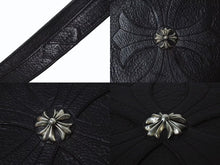 画像をギャラリービューアに読み込む, 極美品 CHROME HEARTS クロムハーツ BLUE MOON BABY ブルームーンベイビー ショルダーバッグ CHプラスパッチ レザー シルバー925 中古 4b002732