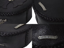 画像をギャラリービューアに読み込む, 極美品 CHROME HEARTS クロムハーツ BLUE MOON BABY ブルームーンベイビー ショルダーバッグ CHプラスパッチ レザー シルバー925 中古 4b002732