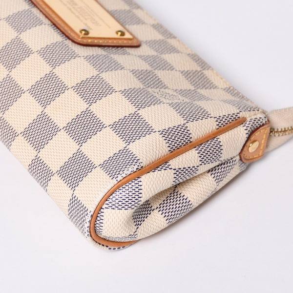 Very good condition LOUIS VUITTON Damier Azur Eva 2WAY hand shoulder bag N55214 Used 4a000275