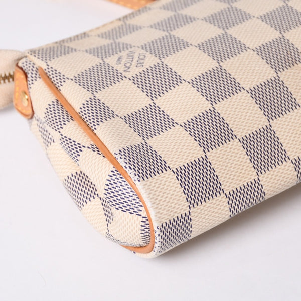 Very good condition LOUIS VUITTON Damier Azur Eva 2WAY hand shoulder bag N55214 Used 4a000275
