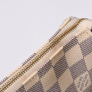 Very good condition LOUIS VUITTON Damier Azur Eva 2WAY hand shoulder bag N55214 Used 4a000275