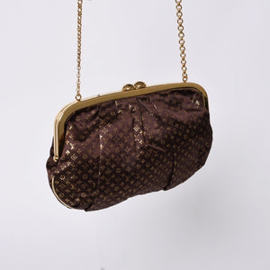 LOUISVUITTON Louis Vuitton Omoniere Handbag M92060 Monogram Satin Gold Hardware Good Condition Used 4a000353