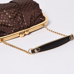 LOUISVUITTON Louis Vuitton Omoniere Handbag M92060 Monogram Satin Gold Hardware Good Condition Used 4a000353