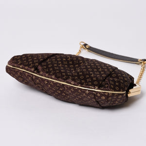LOUISVUITTON Louis Vuitton Omoniere Handbag M92060 Monogram Satin Gold Hardware Good Condition Used 4a000353