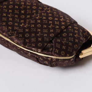 LOUISVUITTON Louis Vuitton Omoniere Handbag M92060 Monogram Satin Gold Hardware Good Condition Used 4a000353