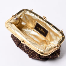 画像をギャラリービューアに読み込む, LOUISVUITTON ルイヴィトン オモニエール ハンドバッグ M92060 モノグラム サテン ゴールド金具 美品 中古 4a000353