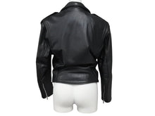 画像をギャラリービューアに読み込む, HARLEY DAVIDSON ハーレーダビットソン ダブル ライダース ベルト レザージャケット ブラック シルバー金具 サイズ34 中古 4b002755