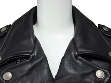 画像をギャラリービューアに読み込む, HARLEY DAVIDSON ハーレーダビットソン ダブル ライダース ベルト レザージャケット ブラック シルバー金具 サイズ34 中古 4b002755