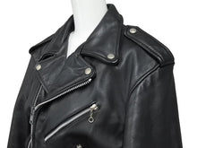 画像をギャラリービューアに読み込む, HARLEY DAVIDSON ハーレーダビットソン ダブル ライダース ベルト レザージャケット ブラック シルバー金具 サイズ34 中古 4b002755