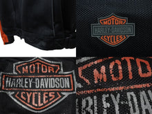 画像をギャラリービューアに読み込む, HARLEY DAVIDSON ハーレーダビットソン メッシュジャケット 98255-07VM ポリエステル ブラック オレンジ サイズXL 美品 中古 4b002756