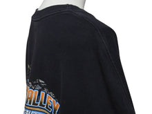 画像をギャラリービューアに読み込む, HARLEY DAVIDSON ハーレーダビットソン スカルプリント 半袖Tシャツ ブラック グリーン ホワイト サイズ2XL 美品 中古 4b002757