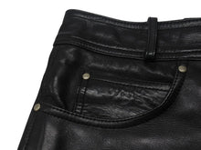 Load image into Gallery viewer, HARLEY DAVIDSON ハーレーダビットソン レザーパンツ 98146 インドネシア製 レザー ナイロン ブラック サイズ31 美品 中古 4b002758