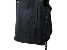 画像をギャラリービューアに読み込む, 極美品 HARLEY DAVIDSON ハーレーダビットソン TRADITION LEATHER VEST レザーベスト 98007-11VM ブラック サイズL 中古 4b002759