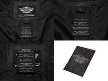 画像をギャラリービューアに読み込む, 極美品 HARLEY DAVIDSON ハーレーダビットソン TRADITION LEATHER VEST レザーベスト 98007-11VM ブラック サイズL 中古 4b002759