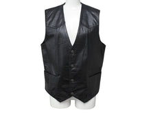 Load image into Gallery viewer, HARLEY DAVIDSON ハーレーダビットソン レザーベスト 50107 サイズM カーフレザー ブラック レーシング バイク 美品 中古 4b002761