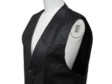 Load image into Gallery viewer, HARLEY DAVIDSON ハーレーダビットソン レザーベスト 50107 サイズM カーフレザー ブラック レーシング バイク 美品 中古 4b002761