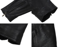 画像をギャラリービューアに読み込む, 極美品 HARLEY DAVIDSON ハーレーダビットソン レザージャケット ラインストーン ブラック オレンジ シルバー金具 サイズL 中古 4b002762