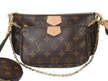 画像をギャラリービューアに読み込む, 極美品 LOUIS VUITTON ルイヴィトン ミュルティポシェット アクセソワール カーキ ショルダーバッグ モノグラム M44813 中古 4b002764