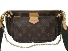 画像をギャラリービューアに読み込む, 極美品 LOUIS VUITTON ルイヴィトン ミュルティポシェット アクセソワール カーキ ショルダーバッグ モノグラム M44813 中古 4b002765