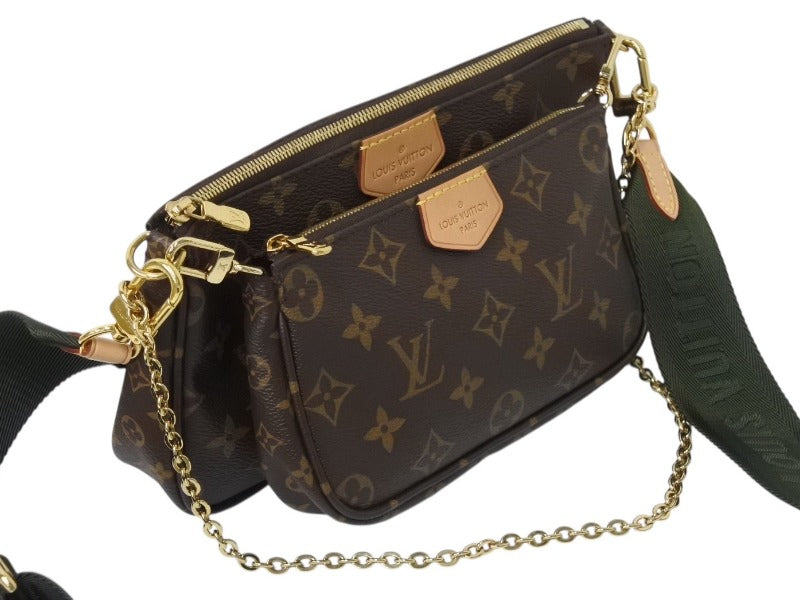 【極美品】LOUIS VUITTON ランヤード ミュルティ ポシェット！ ミュルティ・ポシェット・アクセソワール バイカラー モノグラム・アン