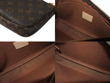 画像をギャラリービューアに読み込む, 極美品 LOUIS VUITTON ルイヴィトン ミュルティポシェット アクセソワール カーキ ショルダーバッグ モノグラム M44813 中古 4b002765