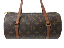 Load image into Gallery viewer, LOUIS VUITTON ルイヴィトン パピヨン26 ハンドバッグ M51386 モノグラム PVC レザー ブラウン ゴールド金具 美品 中古 4b002767