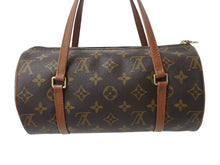 Load image into Gallery viewer, LOUIS VUITTON ルイヴィトン パピヨン26 ハンドバッグ M51386 モノグラム PVC レザー ブラウン ゴールド金具 美品 中古 4b002767