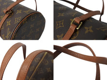 Load image into Gallery viewer, LOUIS VUITTON ルイヴィトン パピヨン26 ハンドバッグ M51386 モノグラム PVC レザー ブラウン ゴールド金具 美品 中古 4b002767